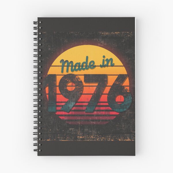 Item preview, Made in 1976 Retro Vintage Sunset Distressed Design designed and sold by Pixelogia.
