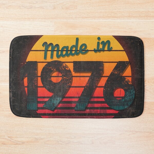Item preview, Made in 1976 Retro Vintage Sunset Distressed Design designed and sold by Pixelogia.
