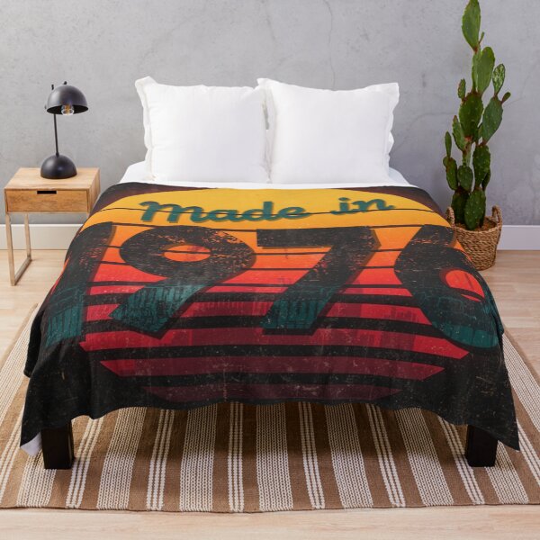 Item preview, Made in 1976 Retro Vintage Sunset Distressed Design designed and sold by Pixelogia.