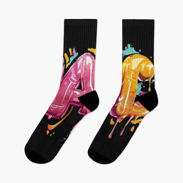 Item preview, UANC Graffiti Drip Art – Neon Street Style Design designed and sold by AlexLineArt.