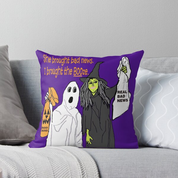 Item preview, A Ghost and Witch Attend a Halloween Party designed and sold by kristalcurt.