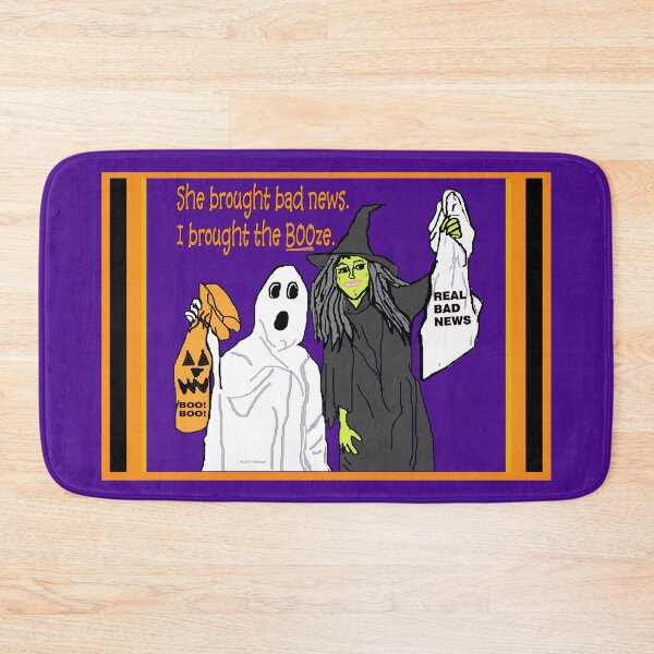 Item preview, A Ghost and Witch Attend a Halloween Party designed and sold by kristalcurt.