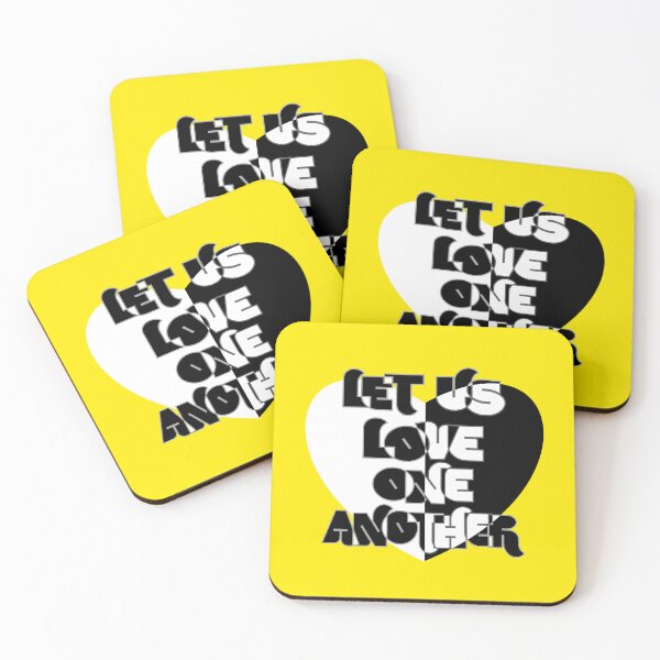 Item preview, Black and White Let us Love One Another designed and sold by Alondra.