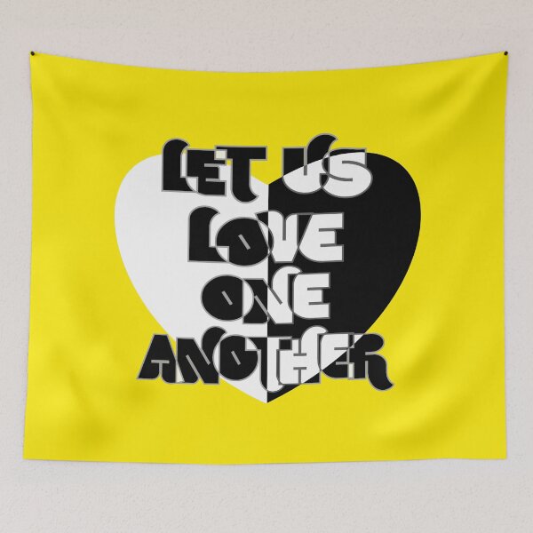 Item preview, Black and White Let us Love One Another designed and sold by Alondra.