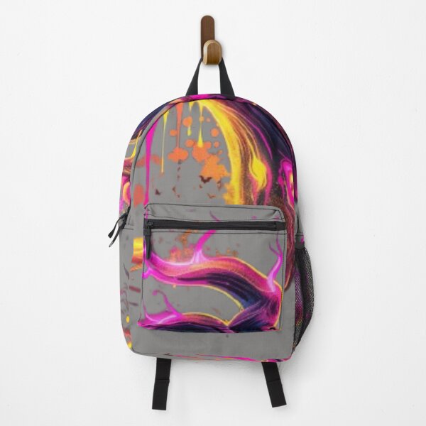 Item preview, Neon Haunted Tree – Dripping Halloween Graffiti Art designed and sold by AlexLineArt.