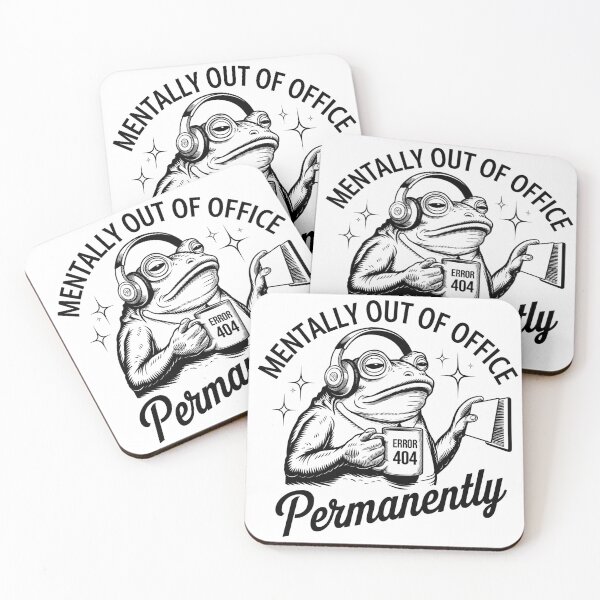 Item preview,  Mentally Out Of Office Permanently Frog Programmer designed and sold by Zhaar.