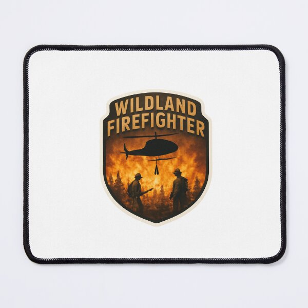 Item preview, Wildland Firefighter Sticker Design  designed and sold by TeeCraftTeeCo.