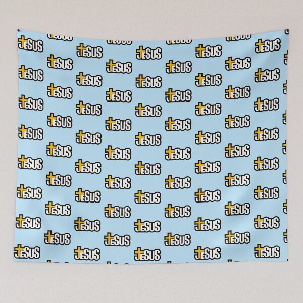 Item preview, Jesus Christ God Catholic Protestant Christian Cross Church designed and sold by shirt-o-mat.