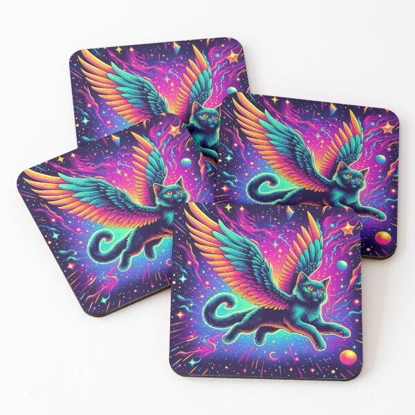Item preview, Cute mystic black cat designed and sold by Dogandesighn.