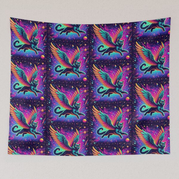 Item preview, Cute mystic black cat designed and sold by Dogandesighn.