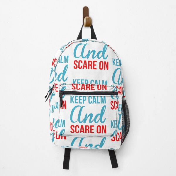 Item preview, Keep Calm and Scare On Quote Design designed and sold by CleanDecor.