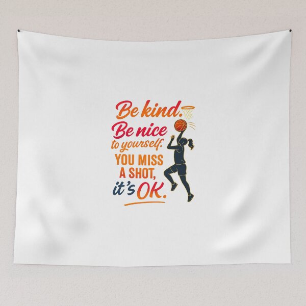 Item preview, GentleHoop Relaxed Fit Tee – Basketball & Self-Kindness Edition designed and sold by Zyorakhi Fashion.
