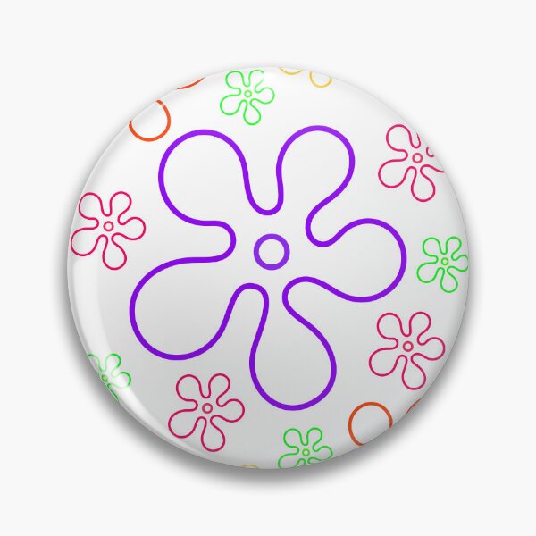 Item preview, SpongeBob Bikini Bottom Colorful Flowers Sky Texture designed and sold by DibujandoPorfa.