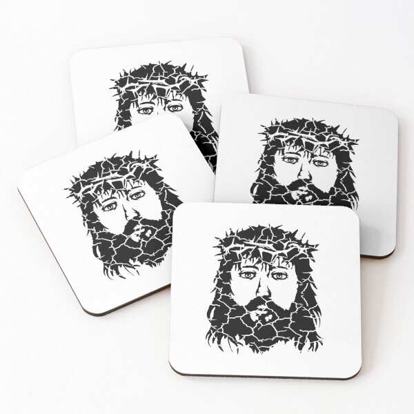 Item preview, Jesus Christ Face God Son Christian Cross Church designed and sold by shirt-o-mat.