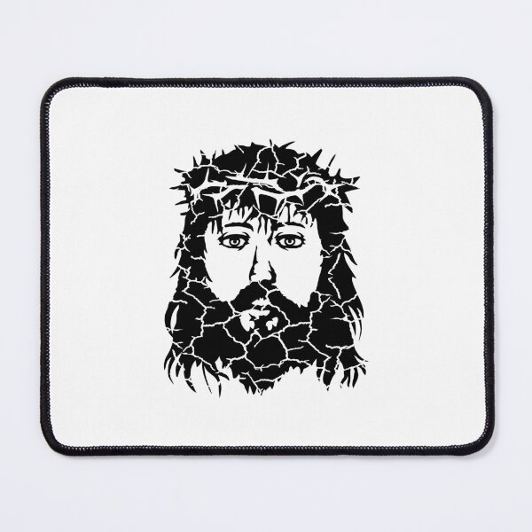 Item preview, Jesus Christ Face God Son Christian Cross Church designed and sold by shirt-o-mat.