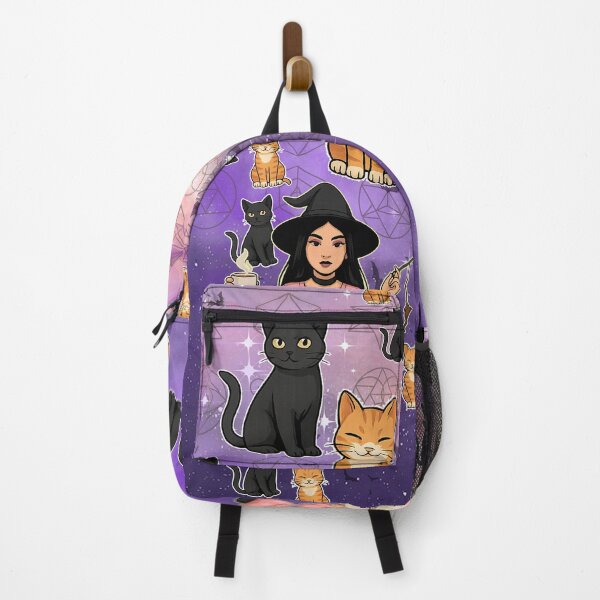 Item preview, Resting Witch Face – Cozy Witch with Cats designed and sold by Mars.Pen.Studio.