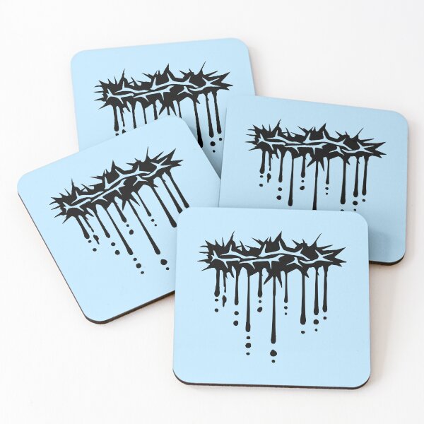 Item preview, Jesus Christ Thorns Crown Graffiti Drops Catholic Protestant designed and sold by shirt-o-mat.