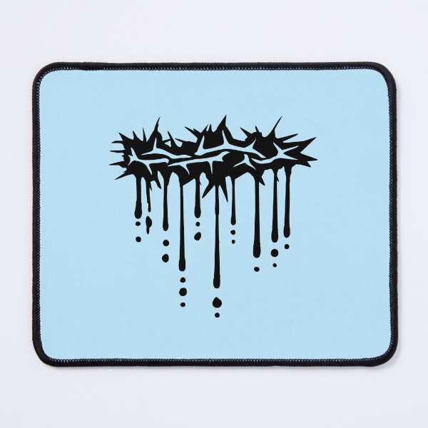 Item preview, Jesus Christ Thorns Crown Graffiti Drops Catholic Protestant designed and sold by shirt-o-mat.