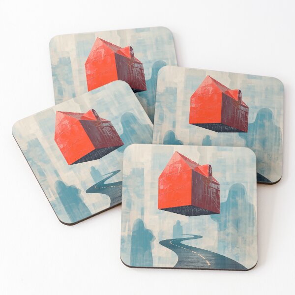 Item preview, The Floating House – Surreal Dreamscape Art designed and sold by CosmicShapes.