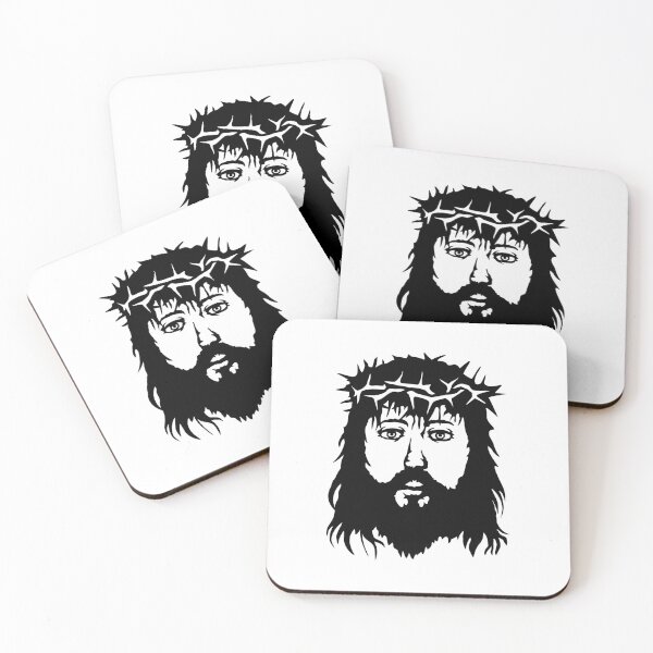 Item preview, Jesus Christ Face God Son Christian Cross Church designed and sold by shirt-o-mat.