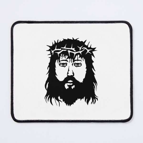 Item preview, Jesus Christ Face God Son Christian Cross Church designed and sold by shirt-o-mat.