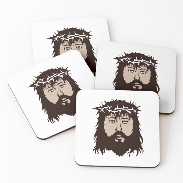 Item preview, Jesus Christ Face God Son Christian Cross Church designed and sold by shirt-o-mat.