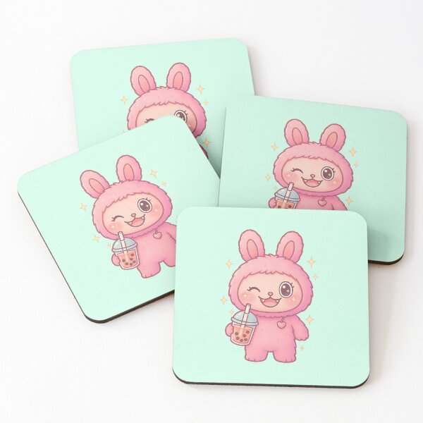 Item preview, Labubu Lychee Berry Kawaii Boba Bunny designed and sold by Dreamy Panda Studio .
