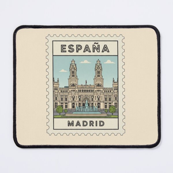 Item preview, Vintage Spain Madrid Stamp designed and sold by allaboutstamps.