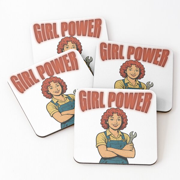 Item preview, Girl Power Mechanic Retro Inspired Artwork designed and sold by Pokah79.