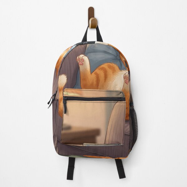 Item preview, Cute Orange Tabby Cat Gaming Chilling on Couch Art designed and sold by Dewer Shop.