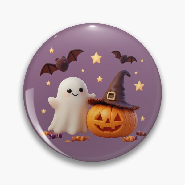 Item preview, Whimsical Ghost & Pumpkin Magic Fantômes & Citrouilles Magiques designed and sold by Drawingshirts.