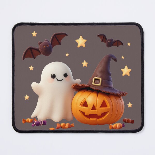 Item preview, Whimsical Ghost & Pumpkin Magic Fantômes & Citrouilles Magiques designed and sold by Drawingshirts.