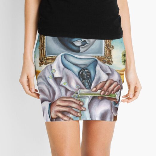 Communication Mini Skirt