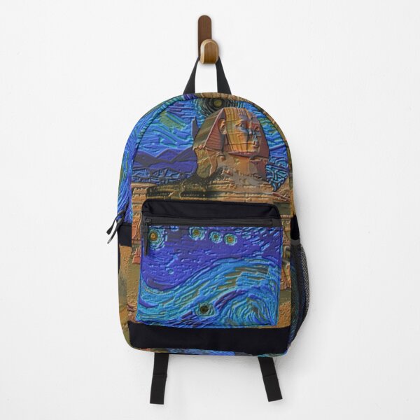 Item preview, sphinx dark starry night colorful abstract design designed and sold by SmashingDeals.