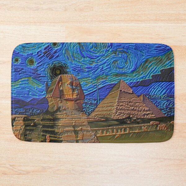 Item preview, sphinx dark starry night colorful abstract design designed and sold by SmashingDeals.