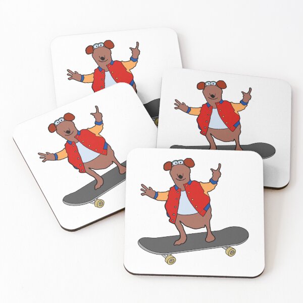 Item preview, Rizzo The Rat On A Skateboard  designed and sold by Animals-by-JB.