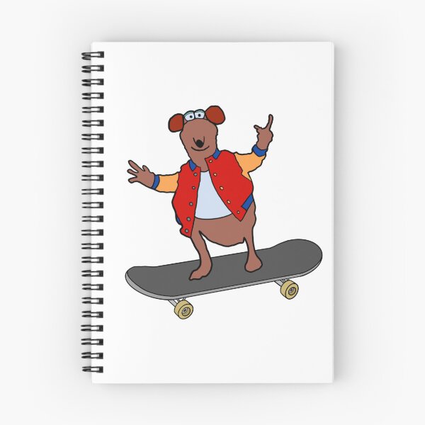 Item preview, Rizzo The Rat On A Skateboard  designed and sold by Animals-by-JB.