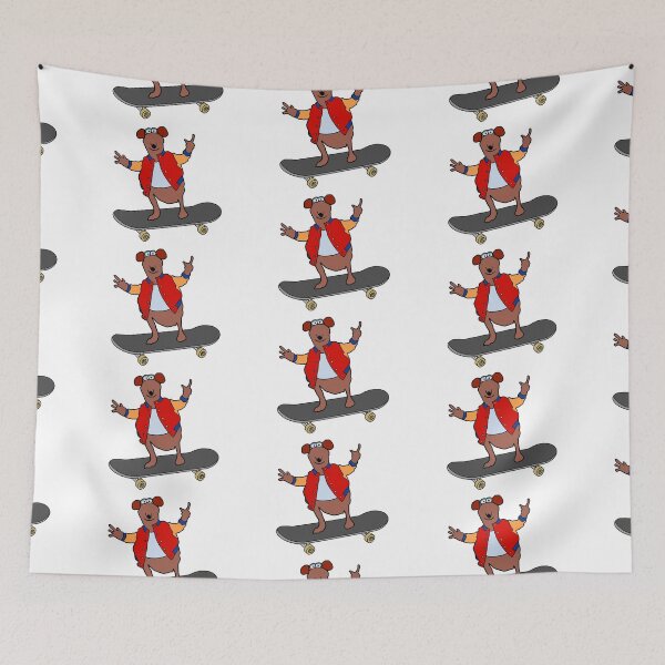 Item preview, Rizzo The Rat On A Skateboard  designed and sold by Animals-by-JB.