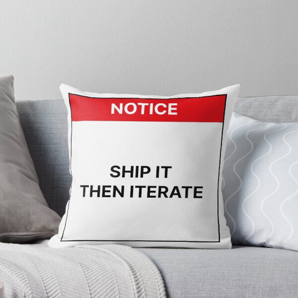 Item preview, Ship it then iterate designed and sold by Jiben44.