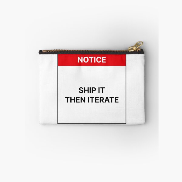 Item preview, Ship it then iterate designed and sold by Jiben44.