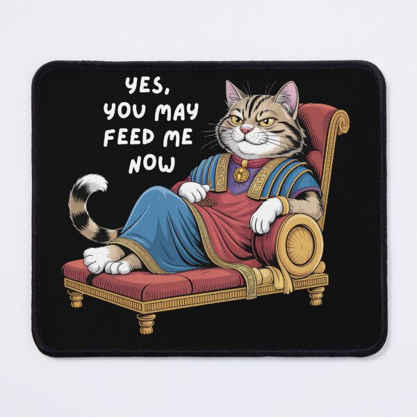 Item preview, Smug Cat Reclining Like a Roman Emperor designed and sold by Snark Town Tees.