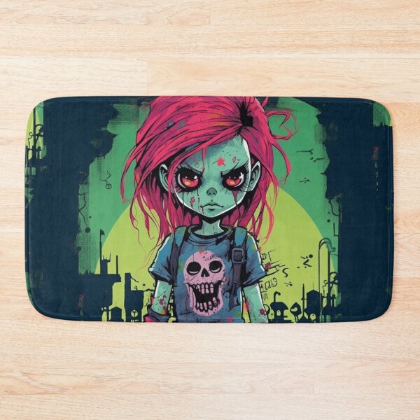Item preview, Zombie Punk Girl – Neon Apocalypse Artwork designed and sold by ArtBySylvia.