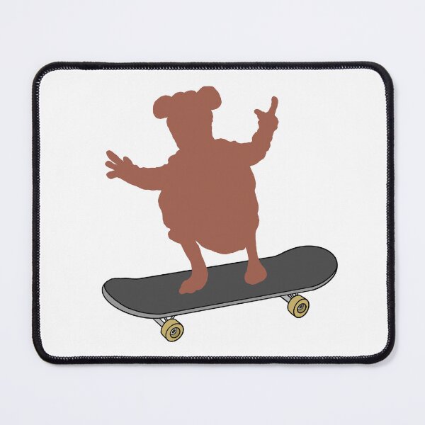 Item preview, Rizzo The Rat On A Skateboard  designed and sold by Animals-by-JB.
