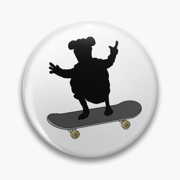 Artikelvorschau, Rizzo, die Ratte auf einem Skateboard entworfen und verkauft von Animals-by-JB.