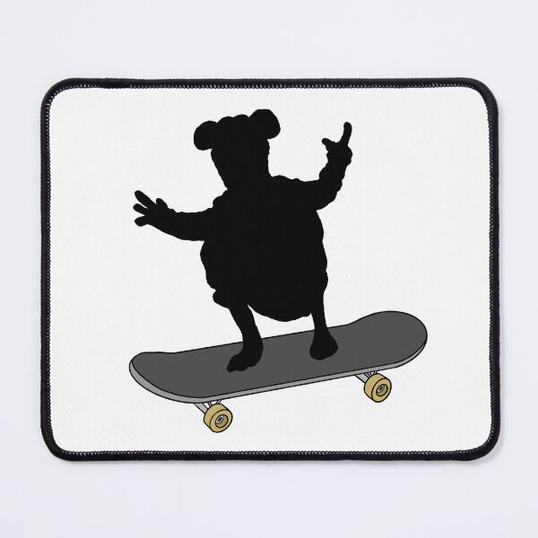 Item preview, Rizzo The Rat On A Skateboard designed and sold by Animals-by-JB.
