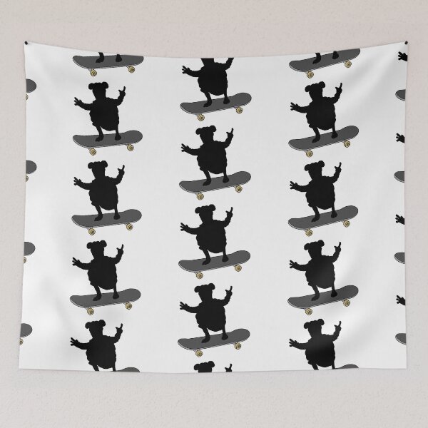 Item preview, Rizzo The Rat On A Skateboard  designed and sold by Animals-by-JB.