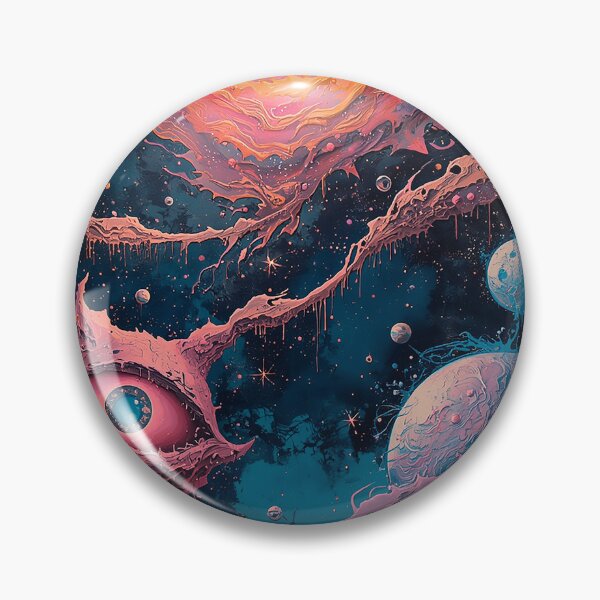 Item preview, Cosmic Vision – Surreal Galaxy Painting designed and sold by CosmicShapes.