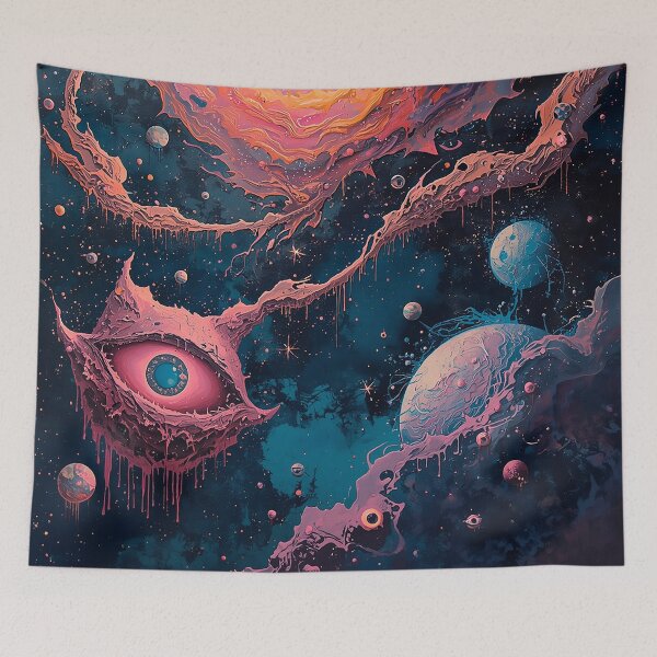 Item preview, Cosmic Vision – Surreal Galaxy Painting designed and sold by CosmicShapes.
