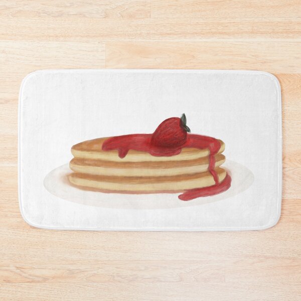 Item preview, pancakes with strawberry designed and sold by sorooart.
