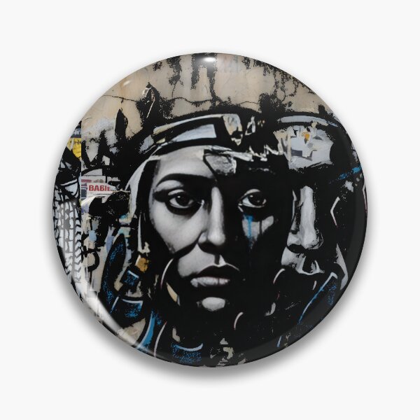 Item preview, Sad faces on a graffiti wall with black charcoal and artistic effects to highlight the work designed and sold by jotcar.